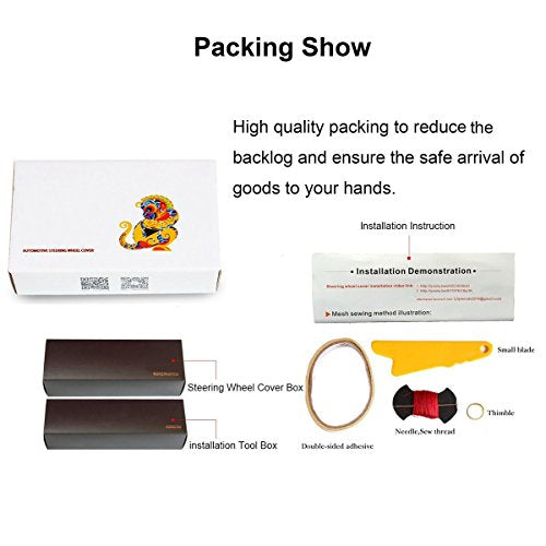 Loncky® Custom Hand Stitched Car OEM Leather Steering Wheel Cover for Tesla Model 3 Highland 2024 Interior Accessories