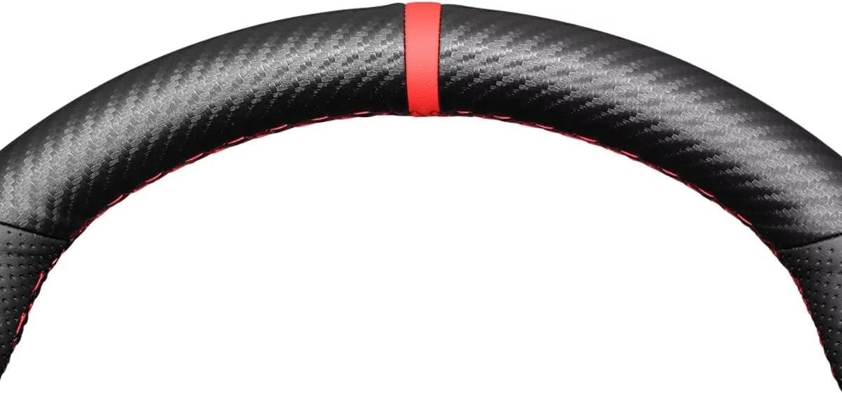 Loncky® Custom Hand Stitched OEM Leather Steering Wheel Cover for Kia Stinger GT GT1 GT2 GTS Stinger GT-Line 2018 2019 2020 2021 2022 Interior Accessories