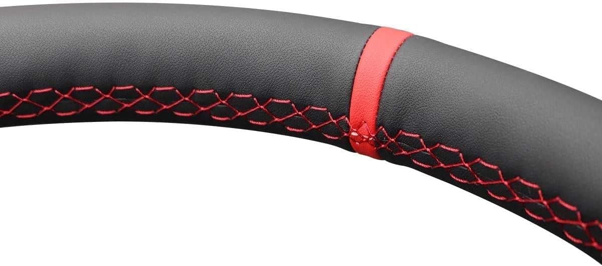 Loncky® Custom Hand Stitched OEM Leather Steering Wheel Cover for Toyota Tacoma 2012-2023 / Toyota Tundra 2014-2021/ Toyota 4Runner 2010-2014 2015 2016 2017 2018 2019 2020 2021 2022 2023/ Toyota Sequoia 2014-2022 Accessories