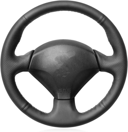 Loncky® Custom Hand Stitched OEM Leather Steering Wheel Cover for Honda S2000 2000-2009 / Civic (SI) 2002-2005 / Insight 2000-2006 for Acura RSX 2002-2006 Interior Accessories
