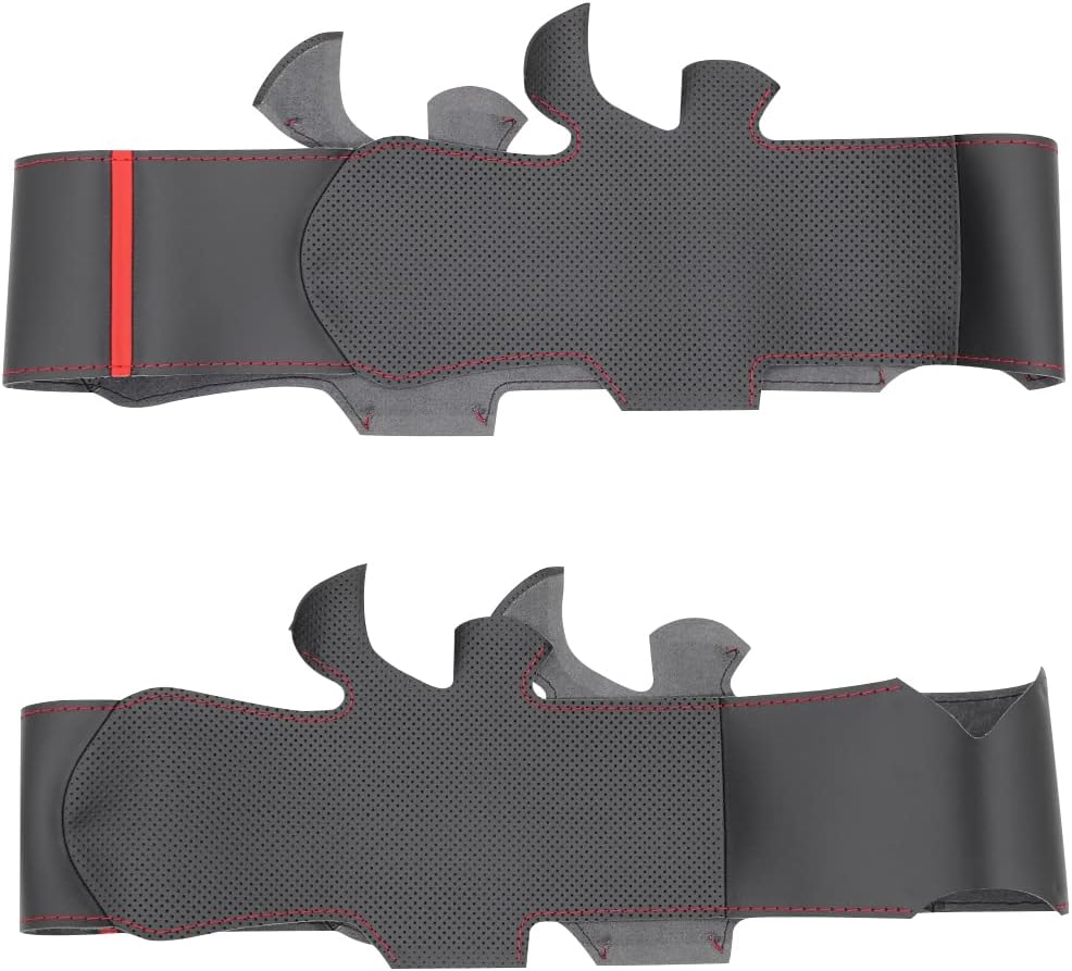 Loncky® Custom Hand Stitched Car OEM Leather Steering Wheel Cover for Alfa Romeo Giulietta 2014-2021 / MiTo 2014-2019 Interior Accessories