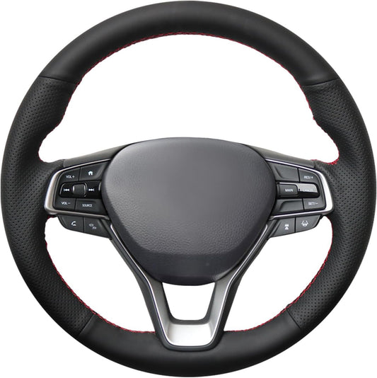 Loncky® Custom Hand Stitched OEM Leather Steering Wheel Cover for Honda Accord 10 2018 2019 2020 2021 2022 / Honda Insight 2019 2020 2021 2022 Interior Accessories