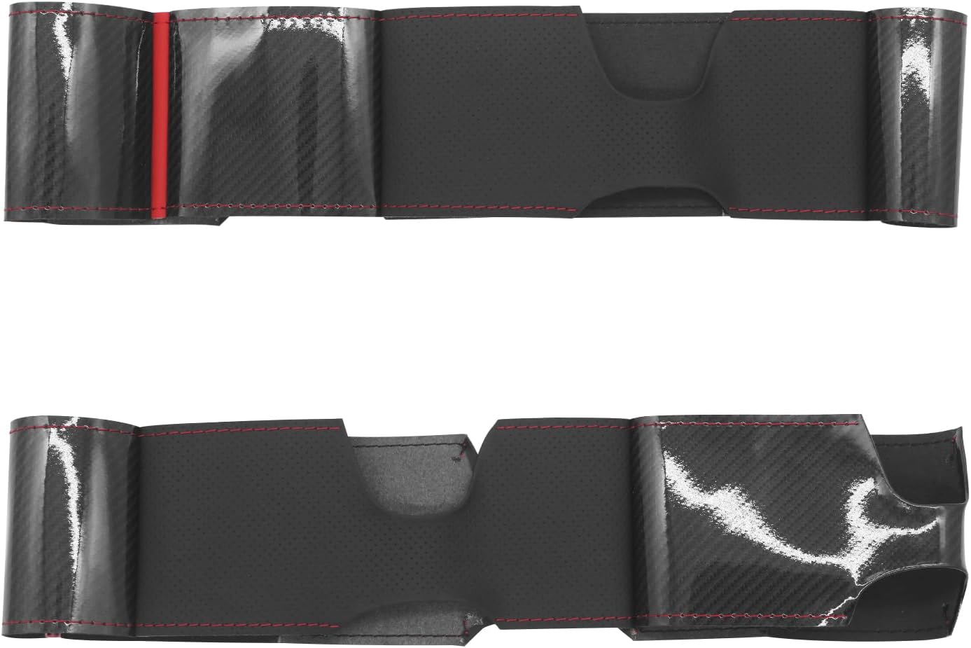 Loncky® Custom Hand Stitched Car OEM Leather Steering Wheel Cover for Ford Mustang GT 2005-2012 Interior Accessories