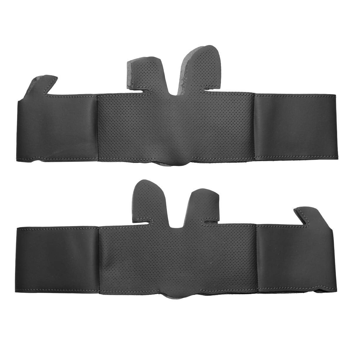 Loncky® Custom Hand Stitched Car OEM Leather Steering Wheel Cover for Honda Fit 2009 2010 2011 2012 2013 / Honda Insight 2010 2011 2012 2013 2014 Interior Accessories