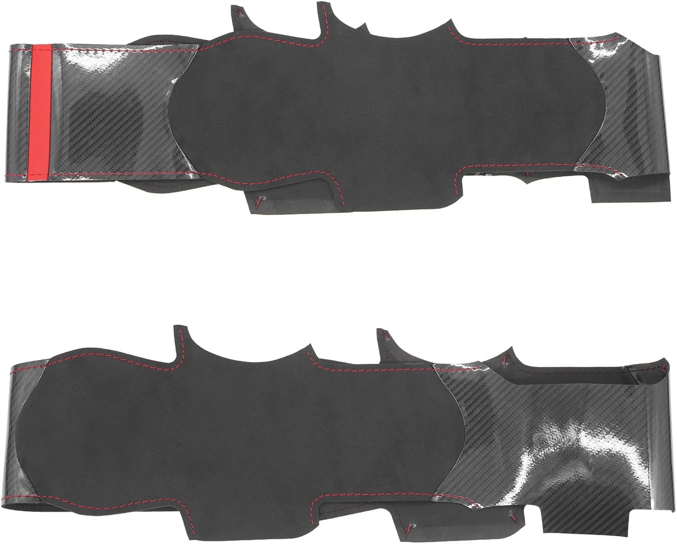 Loncky® Custom Hand Stitched Car OEM Leather Steering Wheel Cover for Ford Ranger Raptor 2019 2020 2021 2022 Interior Accessories