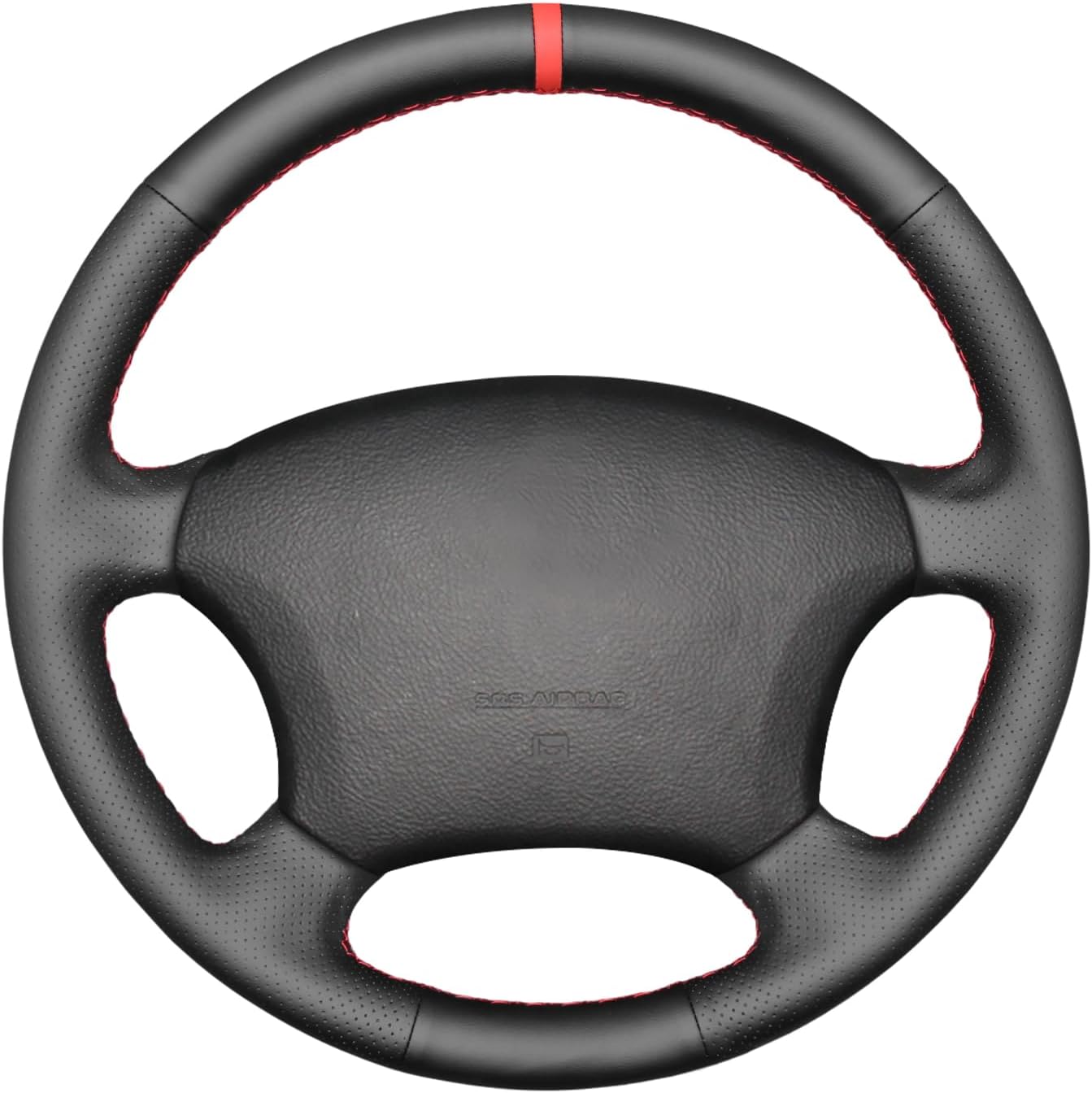 Loncky® Custom Hand Stitched OEM Leather Steering Wheel Cover for Lexus GX470 2003 2004 2005 2006 2007 2008 2009 / Lexus LX450 1996 1997 / LS400 1996-2000 / Lexus LX470 1998-2007 / Toyota Land Cruiser 1995-2007 Accessories