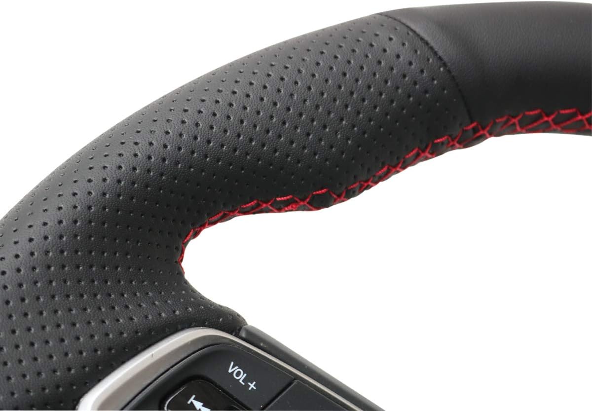 Loncky® Custom Hand Stitched OEM Leather Steering Wheel Cover for Honda Accord 10 2018 2019 2020 2021 2022 / Honda Insight 2019 2020 2021 2022 Interior Accessories