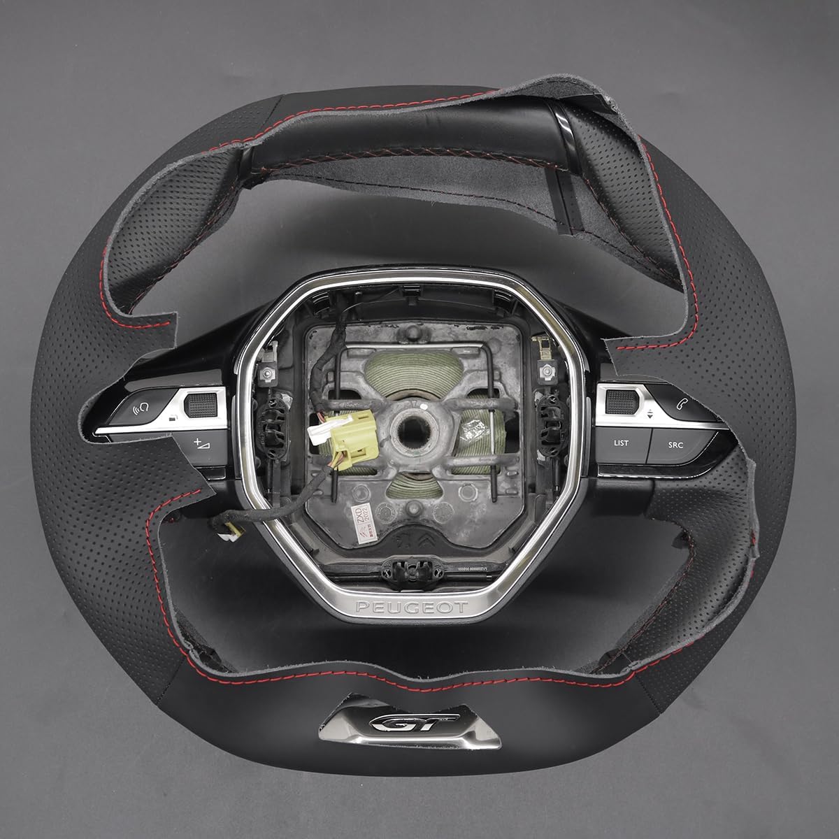 Loncky® Custom Hand Stitched Car OEM Leather Steering Wheel Cover for  Ford F150 F250 F350 & Expedition Excursion 1997 1998 1999 2000 2001 2002 2003 Interior Accessories