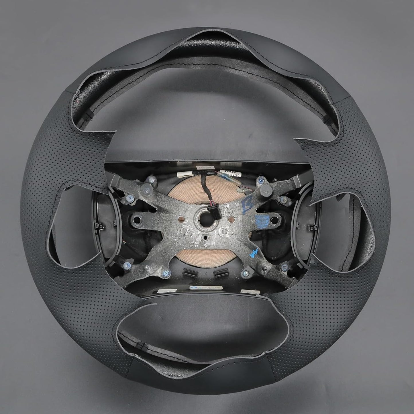 Loncky® Custom Hand Stitched Car OEM Leather Steering Wheel Cover for Dodge Ram Dakota 1500 2500 3500 1998-2003 Interior Accessories