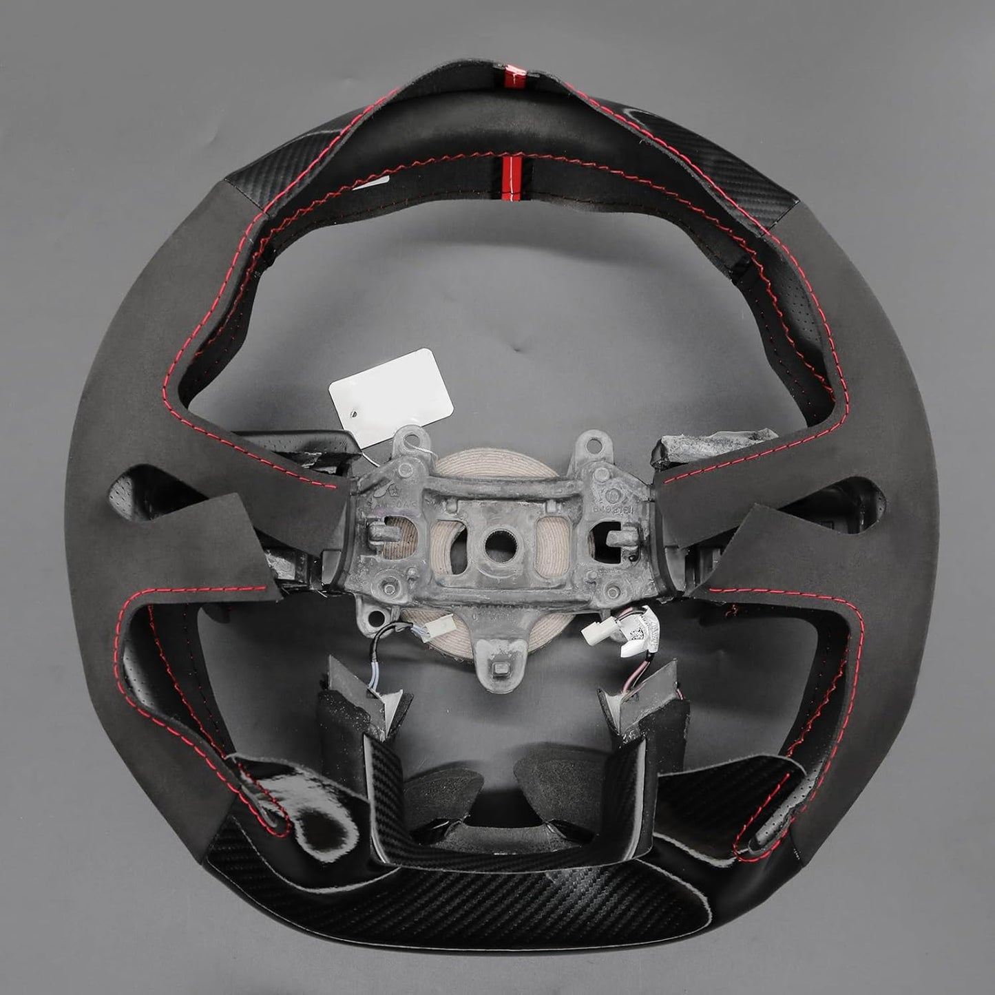 Loncky® Custom Hand Stitched Car OEM Leather Steering Wheel Cover for Dodge Ram 1500 TRX RHO 2021-2025 Interior Accessories