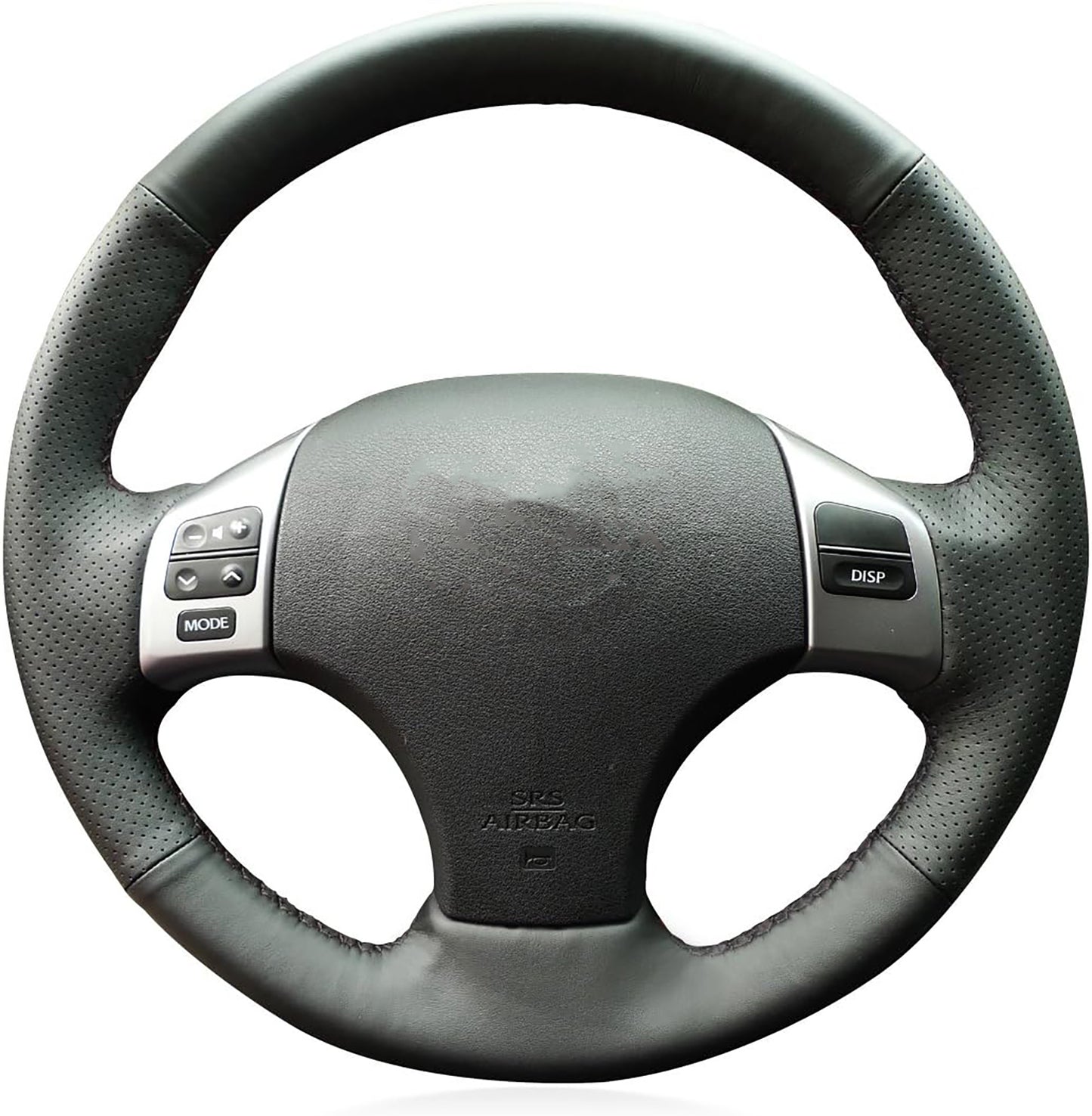 Loncky® Custom Hand Stitched OEM Leather Steering Wheel Cover for Lexus IS250 2006 2007 2008 2009 2010 2011 2012 2013/ Lexus IS350 2006 2007 2008 2009 2010 2011 2012 2013 Interior Accessories