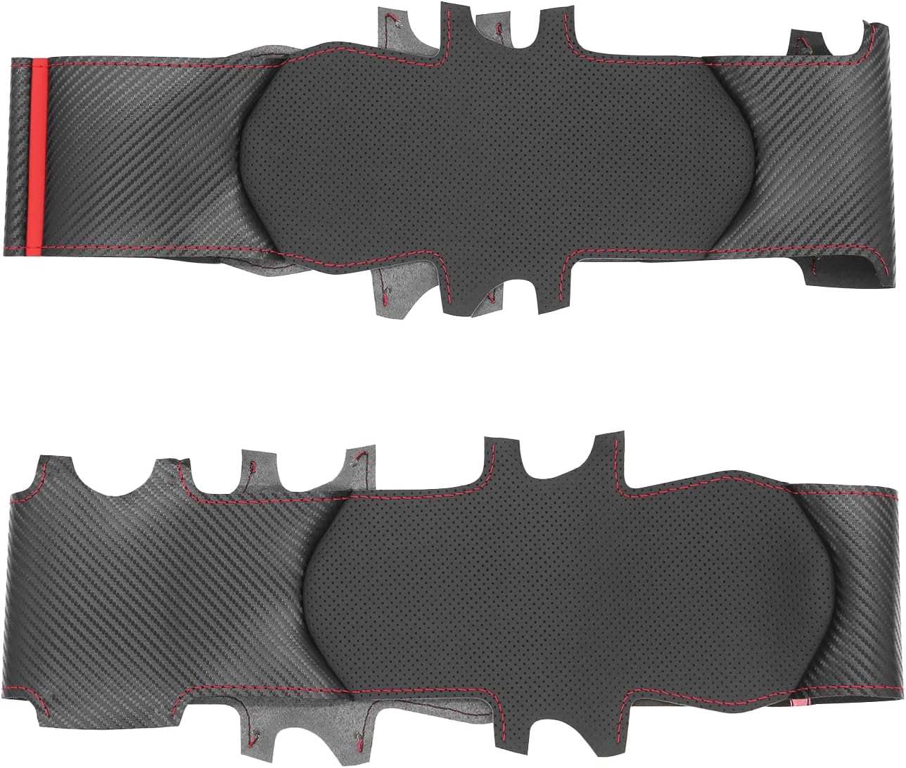 Loncky® Custom Hand Stitched Car OEM Leather Steering Wheel Cover for Alfa Romeo 159 TI JTDM Brera 2005-2011 Spider Sportwagon 2006-2011 Interior Accessories