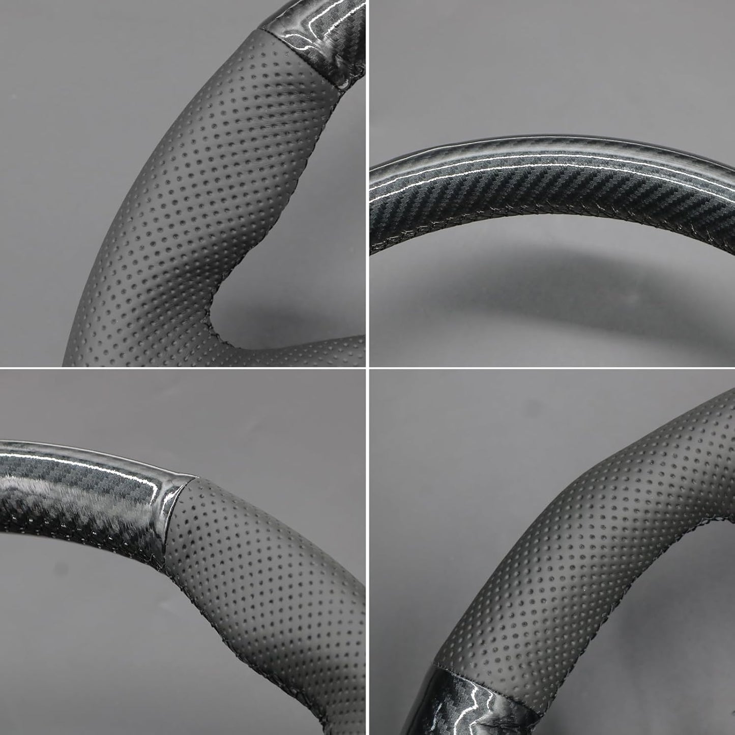 Loncky® Custom Hand Stitched Car OEM Leather Steering Wheel Cover for Dodge Ram 1500 TRX RHO 2021-2025 Interior Accessories