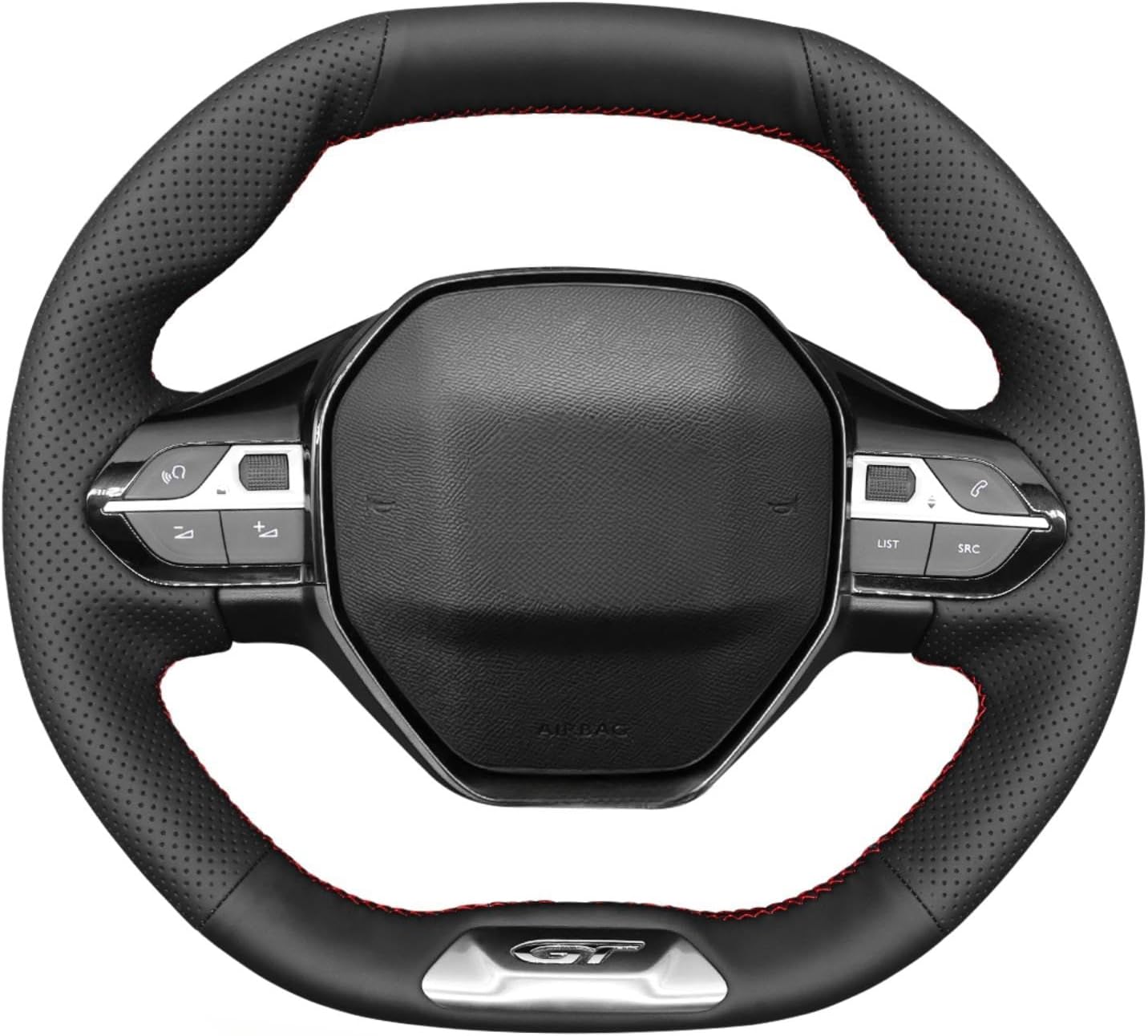 Loncky® Custom Hand Stitched Car OEM Leather Steering Wheel Cover for  Ford F150 F250 F350 & Expedition Excursion 1997 1998 1999 2000 2001 2002 2003 Interior Accessories