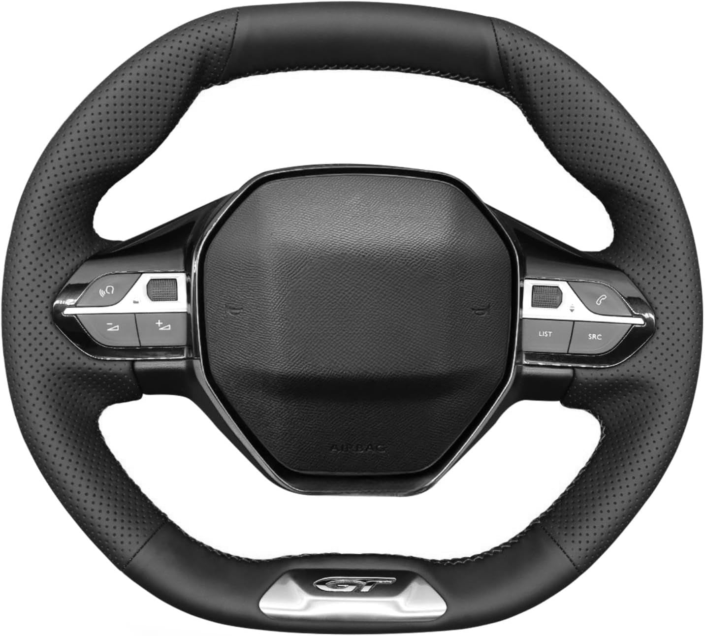 Loncky® Custom Hand Stitched Car OEM Leather Steering Wheel Cover for  Ford F150 F250 F350 & Expedition Excursion 1997 1998 1999 2000 2001 2002 2003 Interior Accessories