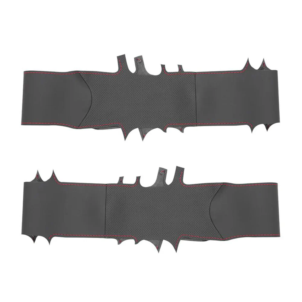 Loncky® Custom Hand Stitched Car OEM Leather Steering Wheel Cover for Dodge Dart 2013 2014 2015 2016 Interior Accessories