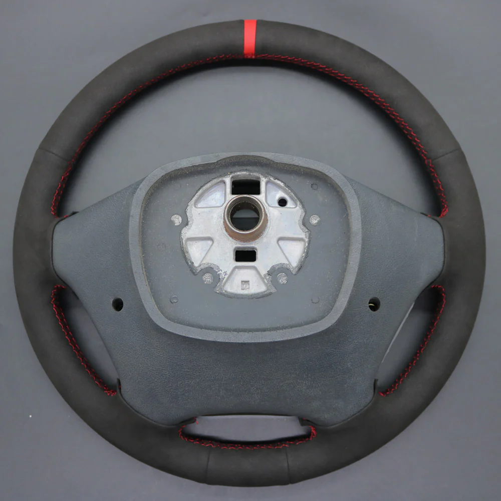 Loncky® Custom Hand Stitched Car OEM Leather Steering Wheel Cover for Dodge Sprinter Freightliner 2000-2006 Interior Accessories